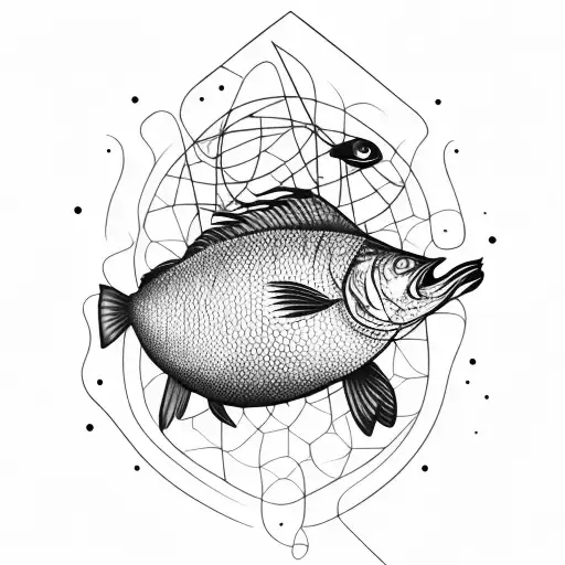 Fisherman  tattoo design idea