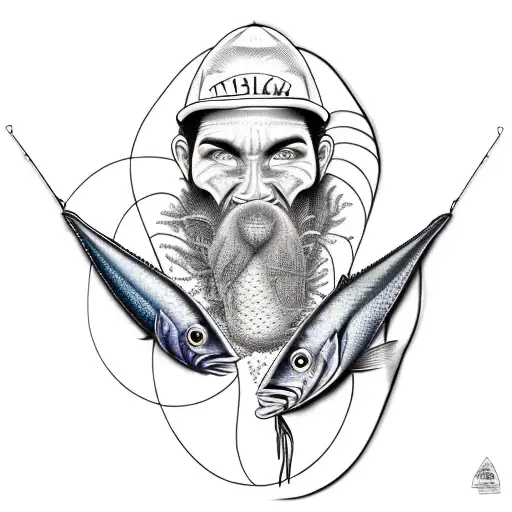 Fisherman  tattoo design idea