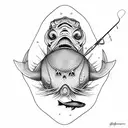 Fisherman  tattoo design idea