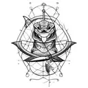 Fisherman  tattoo design idea