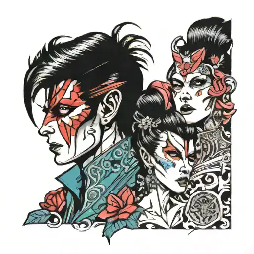 Ziggy, Bowie, Sita tattoo design idea