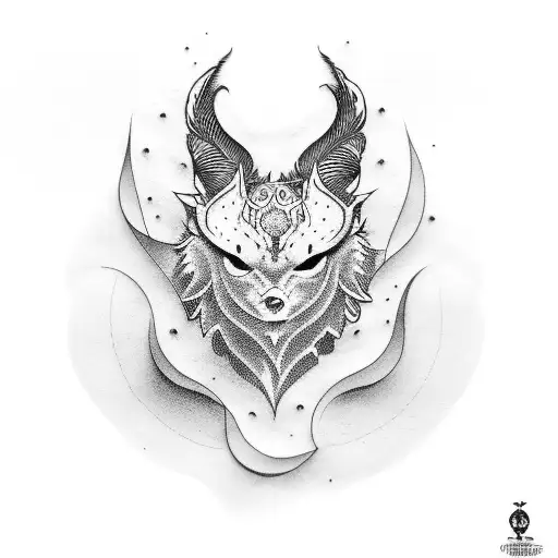 555 with clouds tattoo design idea