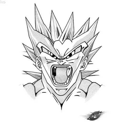 dragon ball z tattoo design idea