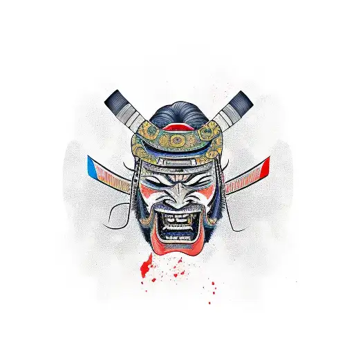 samurai  tattoo design idea