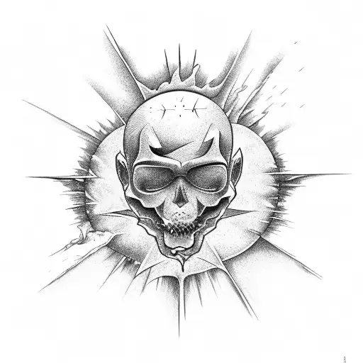 Icarus falling from the sun  tattoo design idea