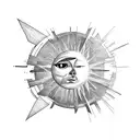 Icarus falling from the sun  tattoo design idea