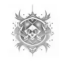 >dalle3 create tattoo template. Its word ,,EXITUS" on male arm. Allign with lenght of arm and make darkfade aroud it. tattoo design idea