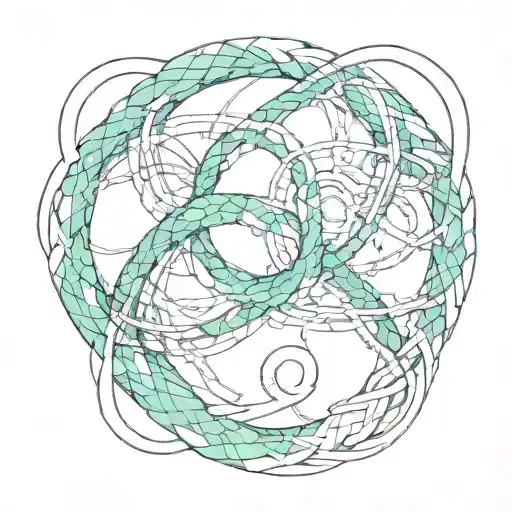 neurodivergent infinity symbol tattoo design idea