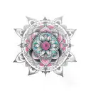 mandala to cover a birthmark which is 7 inches long and 3 inches wide  tattoo design idea