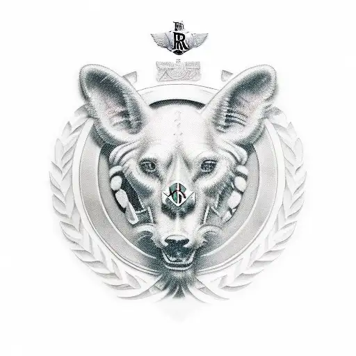 MM instead of RR in a rolls Royce orientated logo tattoo design idea