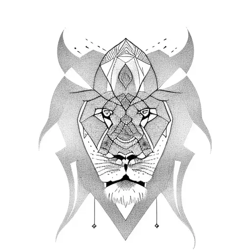 Tiger tattoo. Tiger portrait against background of universe. Symbol of  wisdom, force, soul. Magic tribal tiger tattoo and t-shirt design Stock  Vector | Adobe Stock