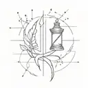 salt and light tattoo design idea