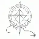 salt and light tattoo design idea