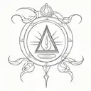 salt and light tattoo design idea