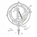 salt and light tattoo design idea