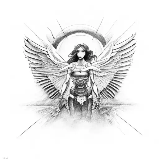 fall of icarus tattoo design idea