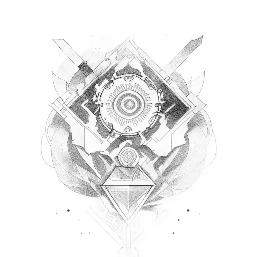 the convergence of these elements—mob boss and healer, teacher and strategist, faith and honor, the mysteries of the Cos tattoo design idea