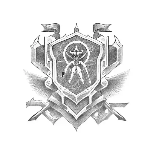 doctor of business - healer, armor of God tattoo design idea