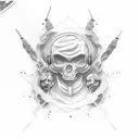 mob boss tattoo design idea