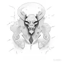 mob boss tattoo design idea