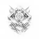 the convergence of these elements—mob boss and healer, teacher and strategist, faith and honor, the mysteries of the Cos tattoo design idea