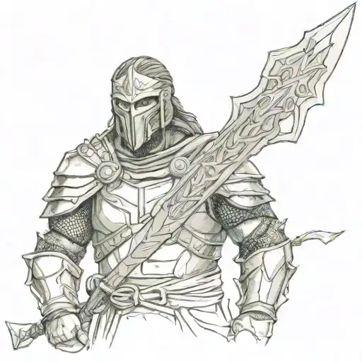 Skyrim heroes tattoo design idea