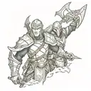 Skyrim heroes tattoo design idea