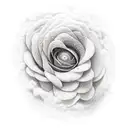 A microscope with nature elements like flowers and trees inside the lens tattoo design idea