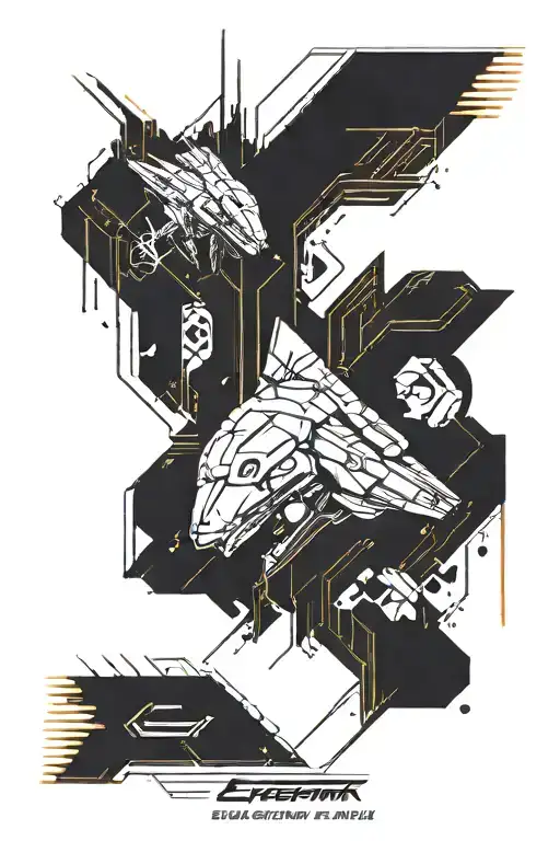 cyberpunk 2077 tattoo design idea