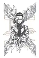 cyberpunk 2077 tattoo design idea