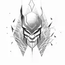 only text "i was lightning before the thunder" tattoo design idea