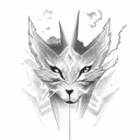 only text "i was lightning before the thunder" tattoo design idea