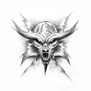 only text "i was lightning before the thunder" tattoo design idea