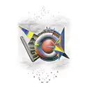 ac/dc and Bach  tattoo design idea