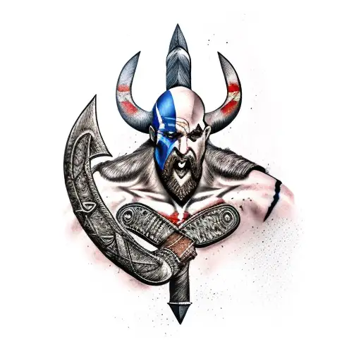 Kratos Arm Tattoo