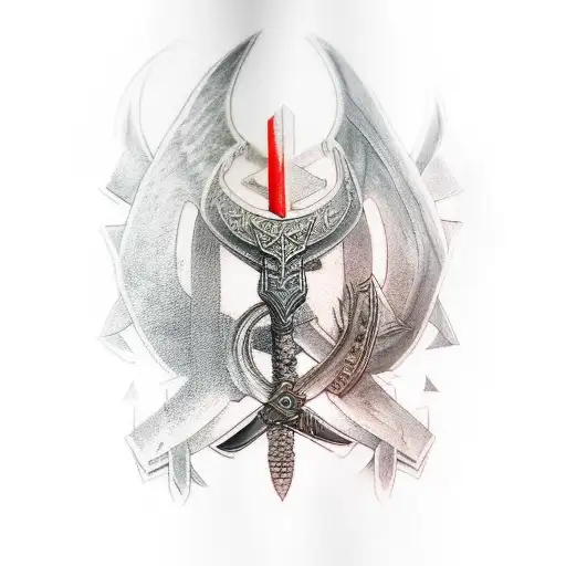 Kratos Tattoo Design