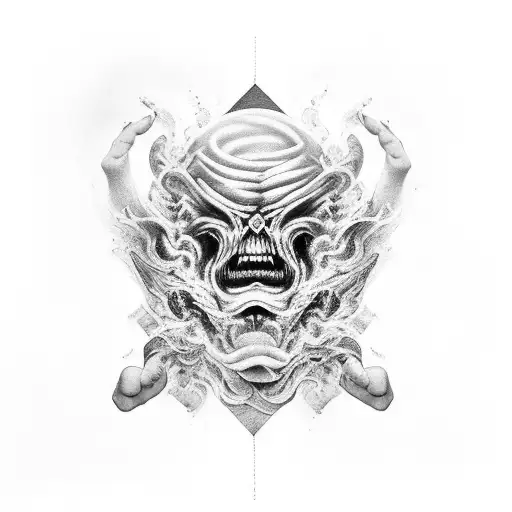 sinner in the hands of an angry god words tattoo design idea