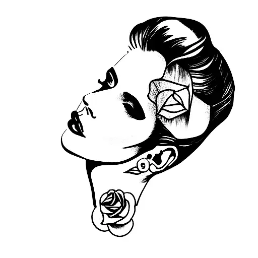 lana del rey lyrics aesthetic tattoo design idea