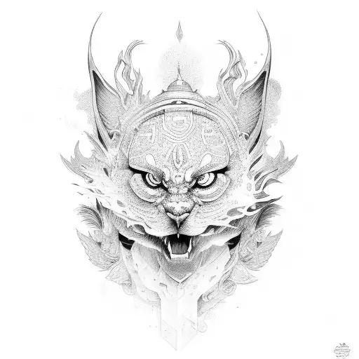 Korean tattoo design idea