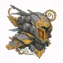 helldivers  tattoo design idea