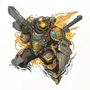 helldivers  tattoo design idea