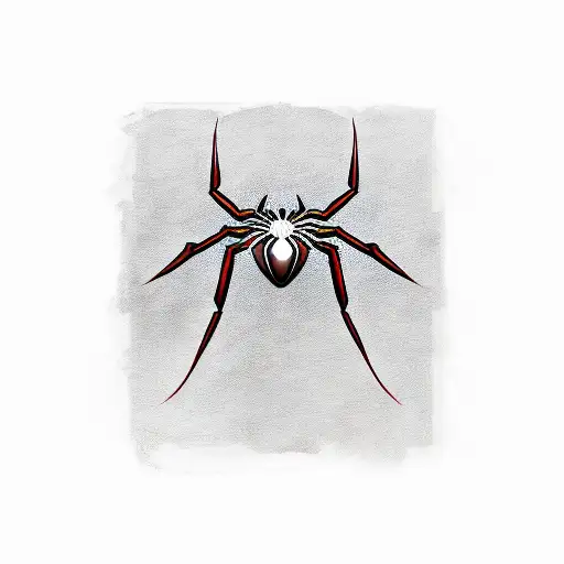 spider man with skyscrapers tattoo design idea