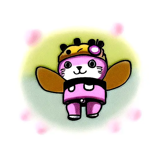 Chopper one piece cute  tattoo design idea