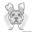 labrador retrivier  tattoo design idea