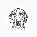 labrador retrivier  tattoo design idea