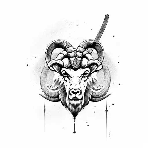 aries ram tattoo design idea