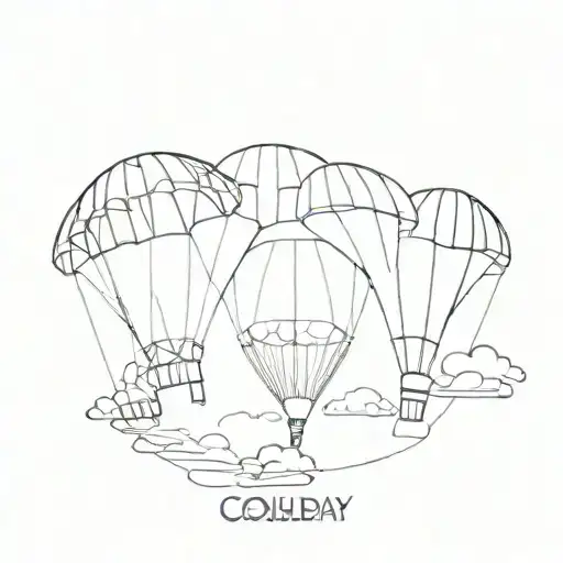 coldplay parachutes album cover tattoo design idea