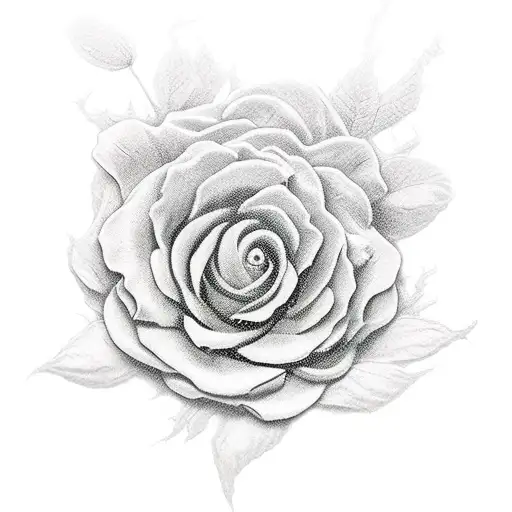 hlaf dead half alive Flower tattoo design idea