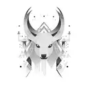 avicii's logo combined with nature preferably a lake tattoo design idea