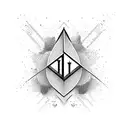 avicii logo combined with nature preferably a lake tattoo design idea